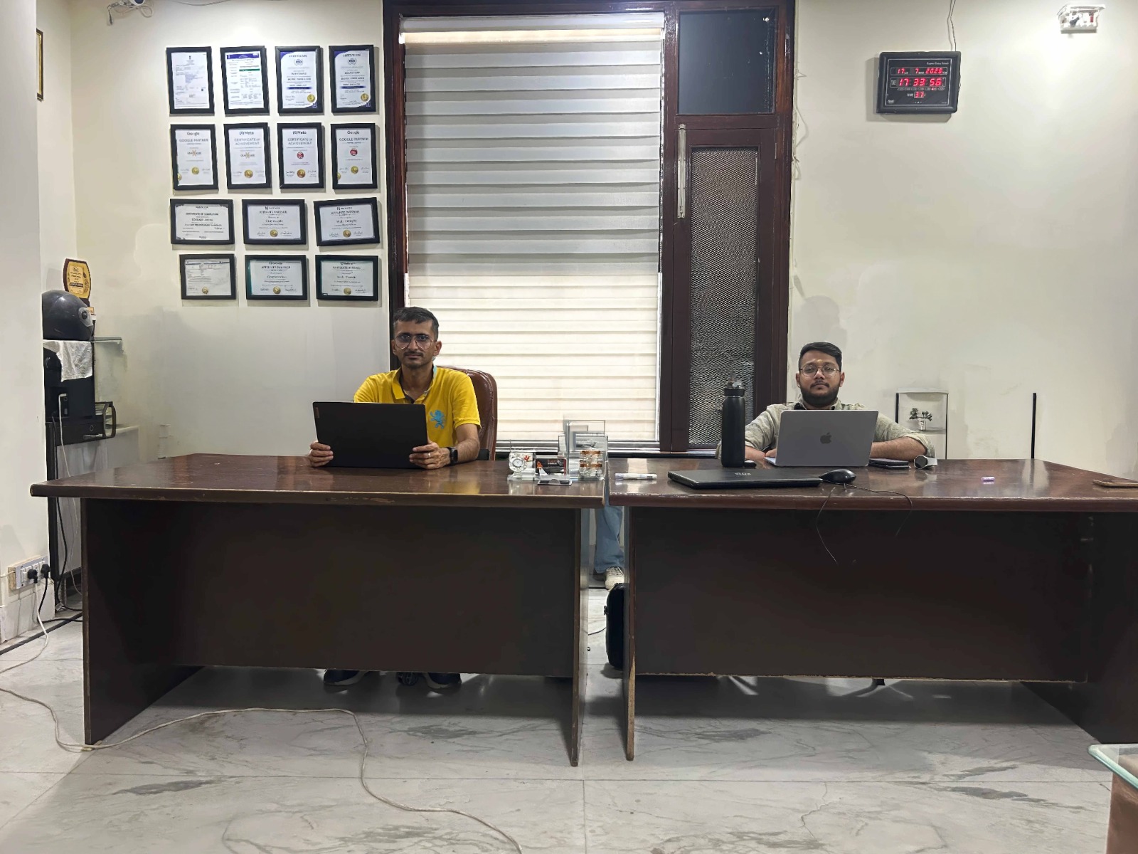 Leadership in action. 🚀 Two directors shaping the future of digital innovation at Web Temple.