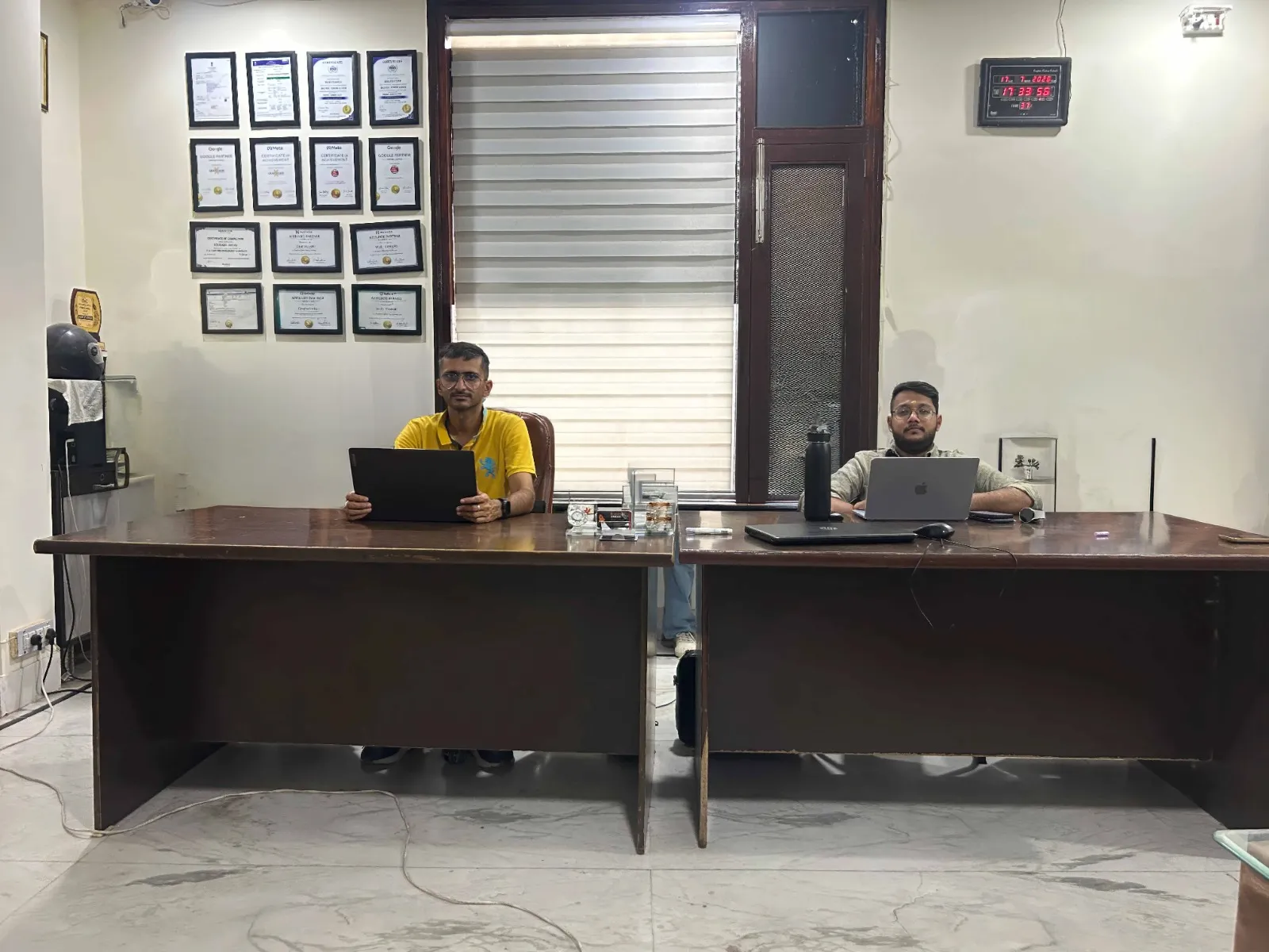 Leadership in action. 🚀 Two directors shaping the future of digital innovation at Web Temple.